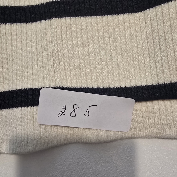 Sandro Stripey Cardigan With Denim Details - Picture 15 of 15